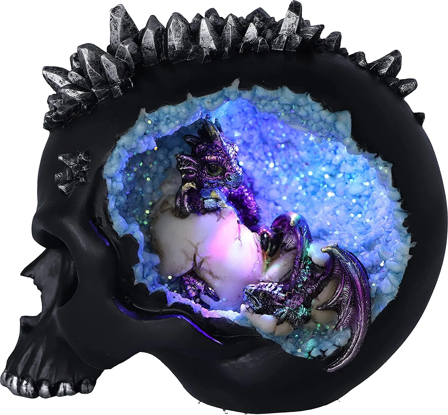 Nemesis Now Decor Nemesis Now Crystal Hatchlings Backflow Incense Burner 14cm, Blue