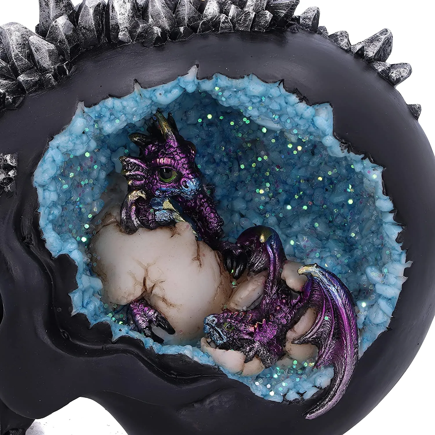 Nemesis Now Decor Nemesis Now Crystal Hatchlings Backflow Incense Burner 14cm, Blue