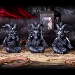 Nemesis Now Decor Nemesis Now Cult Cuties Three Wise Baphoboo Black 13.4cm