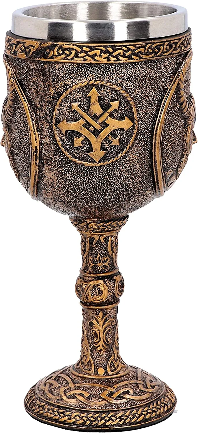 Nemesis Now Decor Nemesis Now D4718P9 Loki Goblet 17cm, Resin w. Stainless Steel