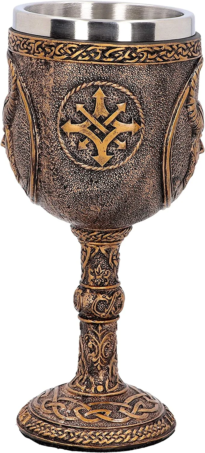 Nemesis Now Decor Nemesis Now D4718P9 Loki Goblet 17cm, Resin w. Stainless Steel