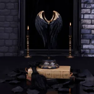 Nemesis Now Decor Nemesis Now Dark Angel Gothic Fallen Fae Wing Figurine, Black, 26cm