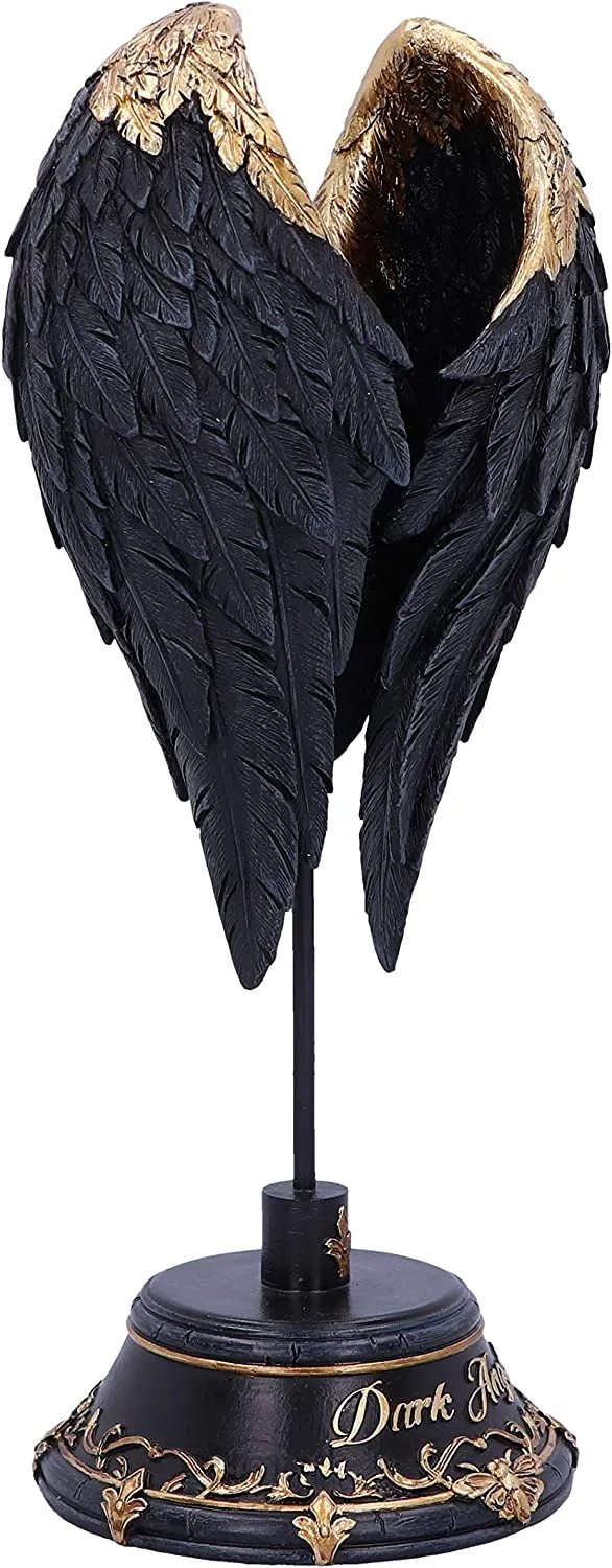 Nemesis Now Decor Nemesis Now Dark Angel Gothic Fallen Fae Wing Figurine, Black, 26cm