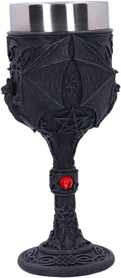 Nemesis Now Decor Nemesis Now Dark Fang Goblet 18.5cm, Black