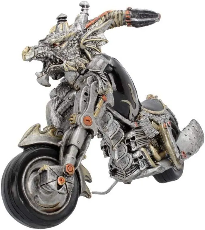 Nemesis Now Decor Nemesis Now - Dracus Birota Steampunk Dragon Motorcycle Figurine - 29cm