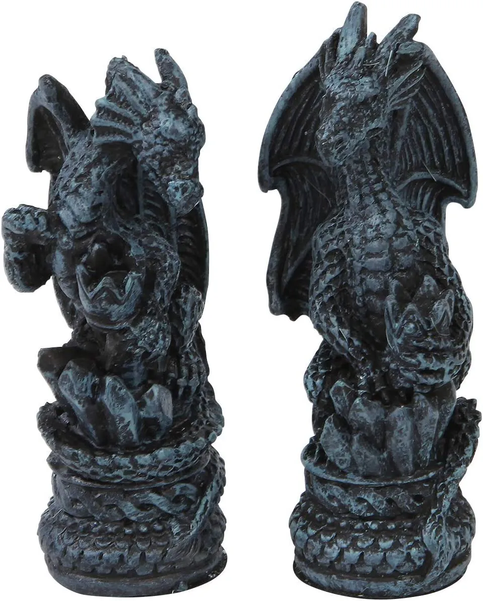 Nemesis Now Decor Nemesis Now Dragon Chess Set 43cm Black