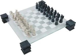Nemesis Now Decor Nemesis Now Dragon Chess Set 43cm Black