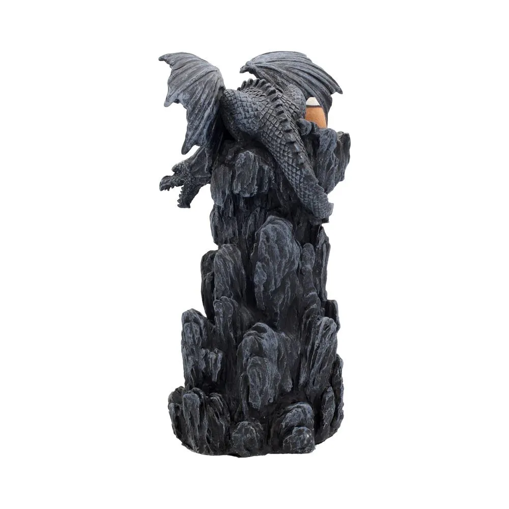Nemesis Now Decor Nemesis Now Dragon Tower Incense Burner 24.5cm Black, Resin