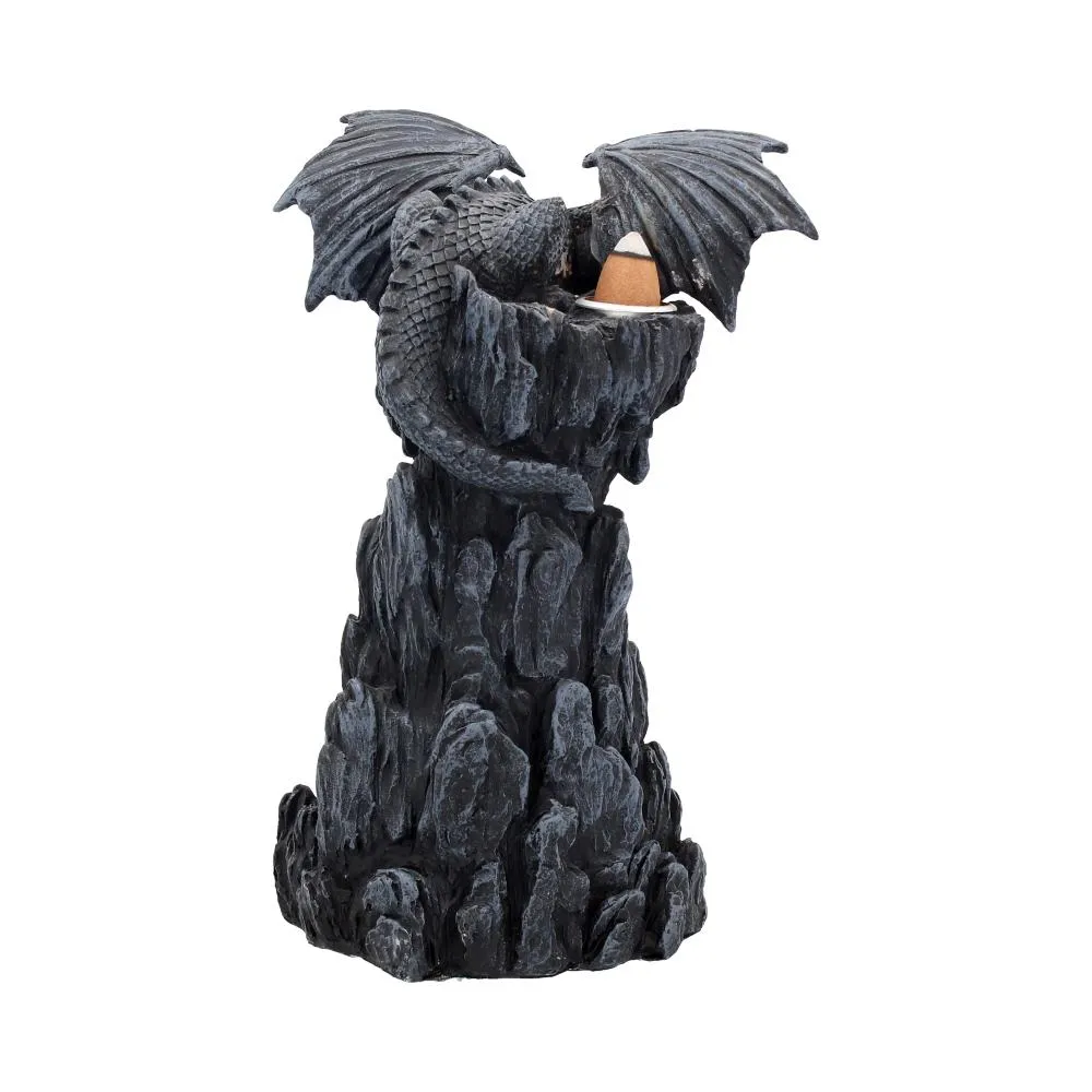 Nemesis Now Decor Nemesis Now Dragon Tower Incense Burner 24.5cm Black, Resin