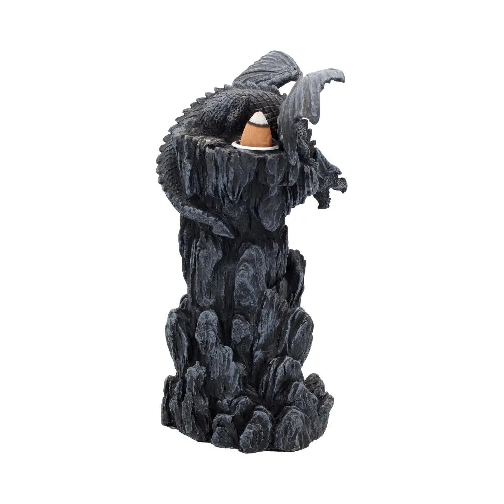 Nemesis Now Decor Nemesis Now Dragon Tower Incense Burner 24.5cm Black, Resin