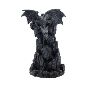 Nemesis Now Decor Nemesis Now Dragon Tower Incense Burner 24.5cm Black, Resin