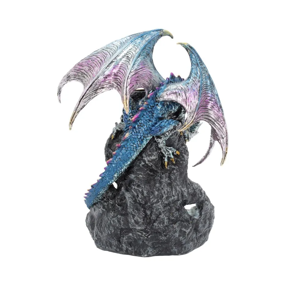 Nemesis Now Decor Nemesis Now Dragons Intrigue Backflow Incense Burner 21.5cm, Blue