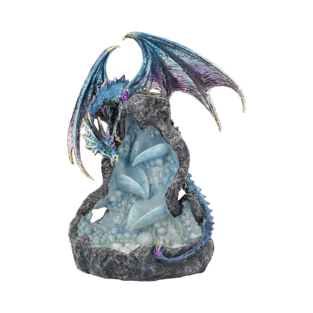 Nemesis Now Decor Nemesis Now Dragons Intrigue Backflow Incense Burner 21.5cm, Blue