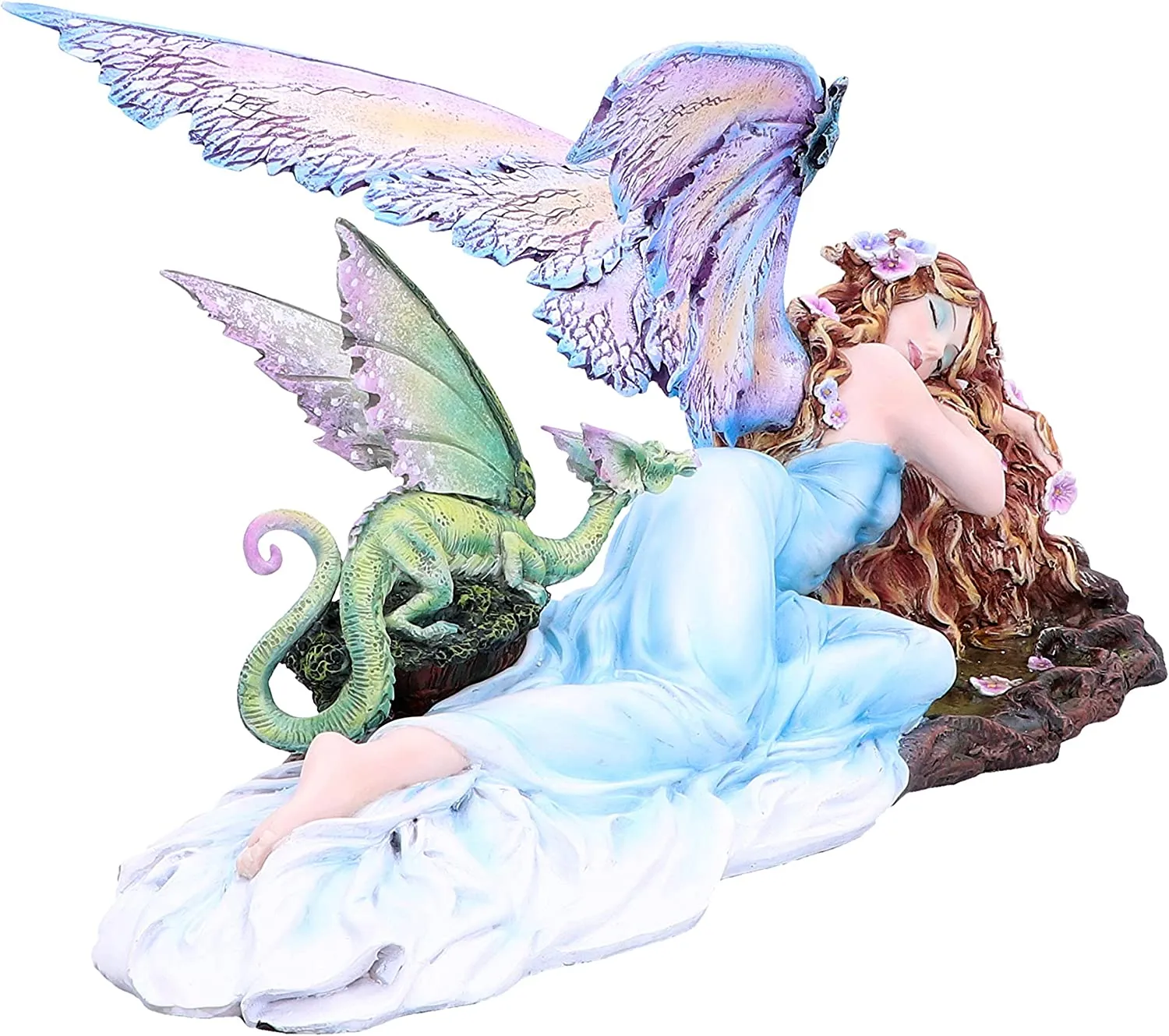 Nemesis Now Decor Nemesis Now Dreamer 34.5cm, Resin, Blue, One Size