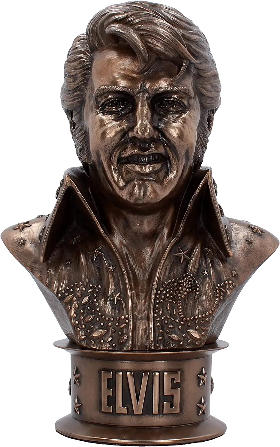 Nemesis Now Decor Nemesis Now Elvis Bust Figurine 33cm Bronze, Resin