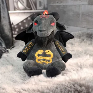 Nemesis Now Decor Nemesis Now Fluffy Fiends Baphomet Cuddly Plush Toy 22cm, Black