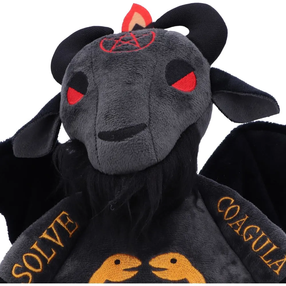 Nemesis Now Decor Nemesis Now Fluffy Fiends Baphomet Cuddly Plush Toy 22cm, Black