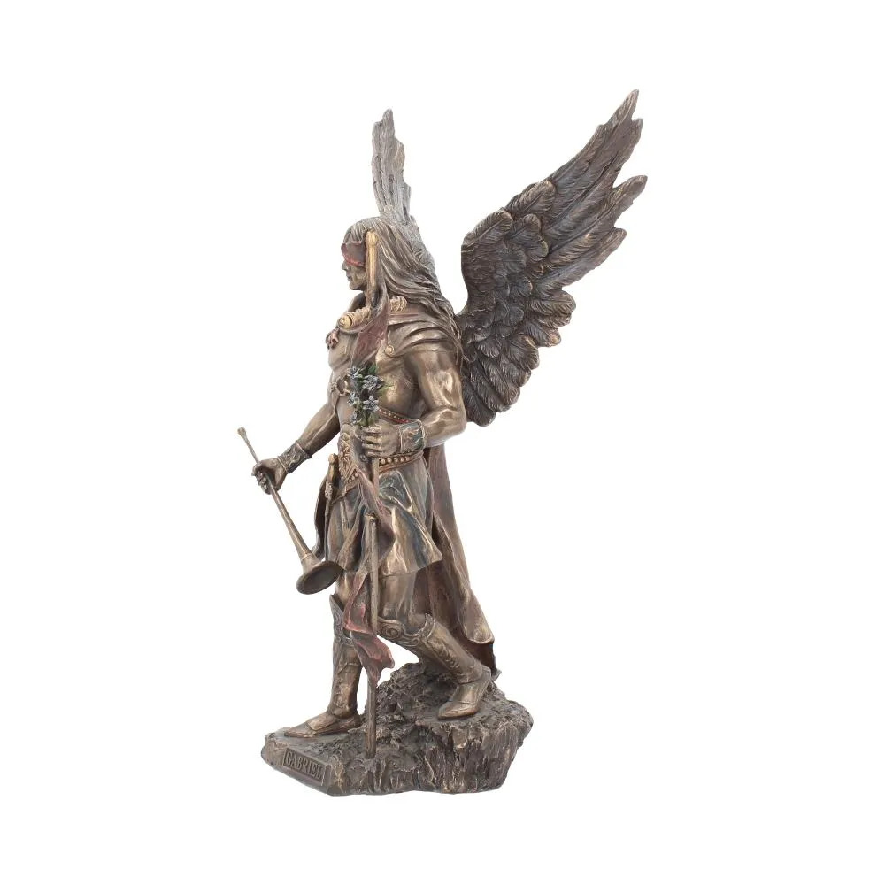 Nemesis Now Decor Nemesis Now Gabriel With Staff Figurine 43cm Bronze