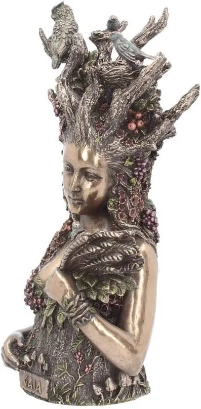 Nemesis Now Decor Nemesis Now Gaia Bust Figurine 30cm Bronze