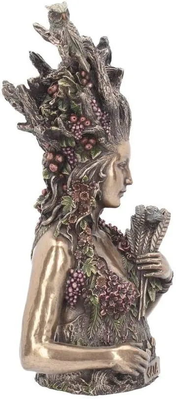 Nemesis Now Decor Nemesis Now Gaia Bust Figurine 30cm Bronze