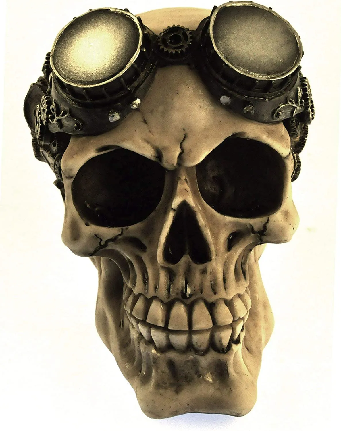 Nemesis Now Decor Nemesis Now Goggles 15cm, Resin, Ivory