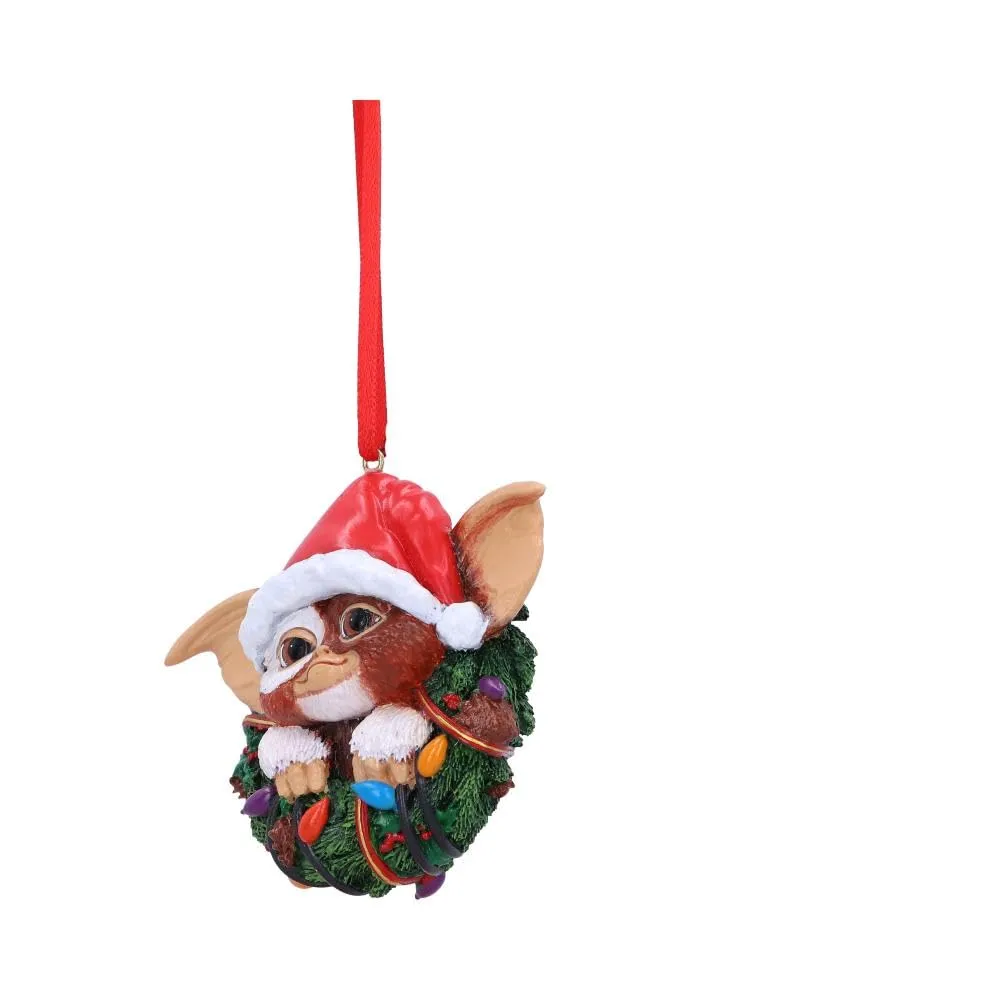 Nemesis Now Decor Nemesis Now Gremlins Gizmo in Wreath Hanging Ornament (B6411X3)