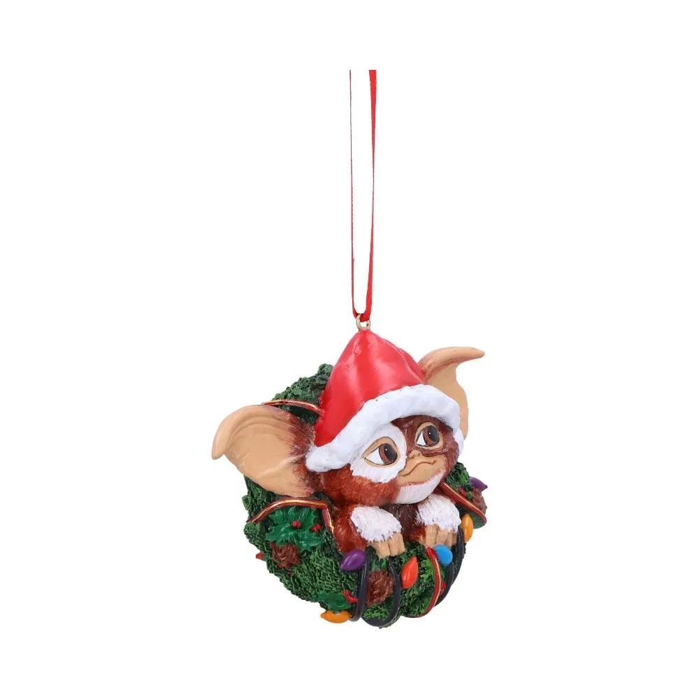 Nemesis Now Decor Nemesis Now Gremlins Gizmo in Wreath Hanging Ornament (B6411X3)