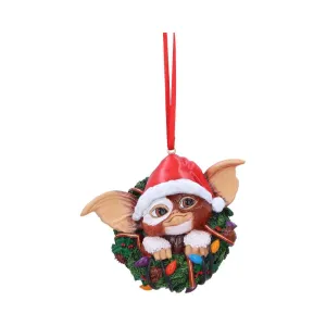 Nemesis Now Decor Nemesis Now Gremlins Gizmo in Wreath Hanging Ornament (B6411X3)