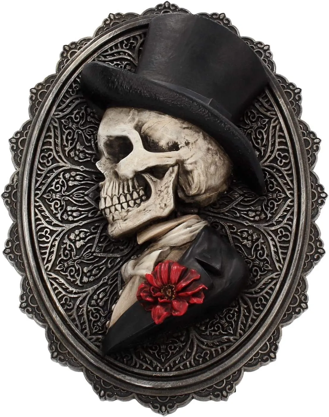 Nemesis Now Decor Nemesis Now Handsome Wall Plaque 24cm Grey, Polyresin, 22cm