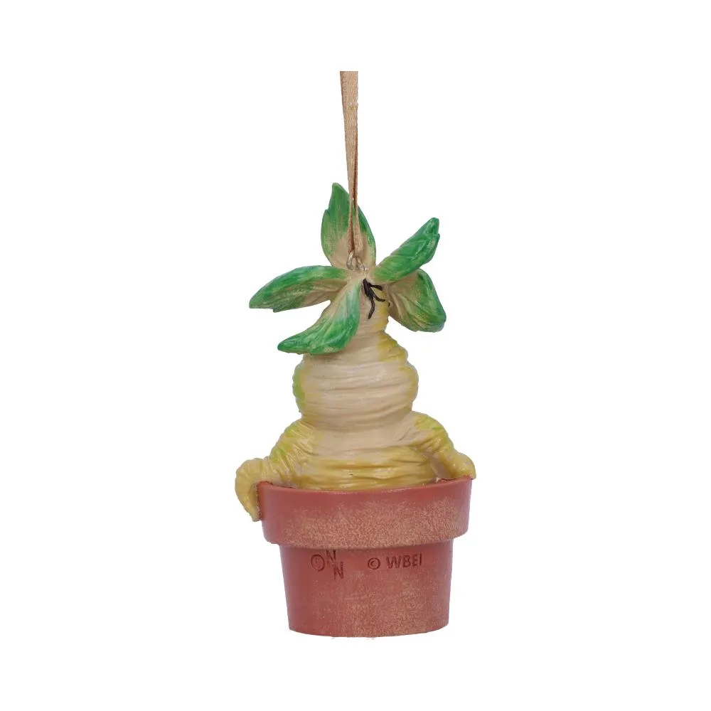 Nemesis Now Decor Nemesis Now Harry Potter Mandrake Plant Hanging Ornament, Resin, Green, 9.5cm