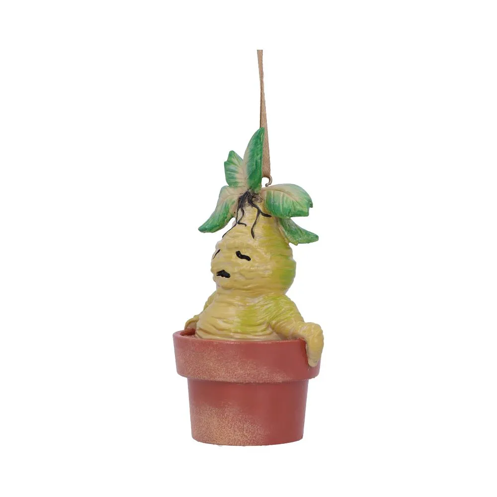 Nemesis Now Decor Nemesis Now Harry Potter Mandrake Plant Hanging Ornament, Resin, Green, 9.5cm