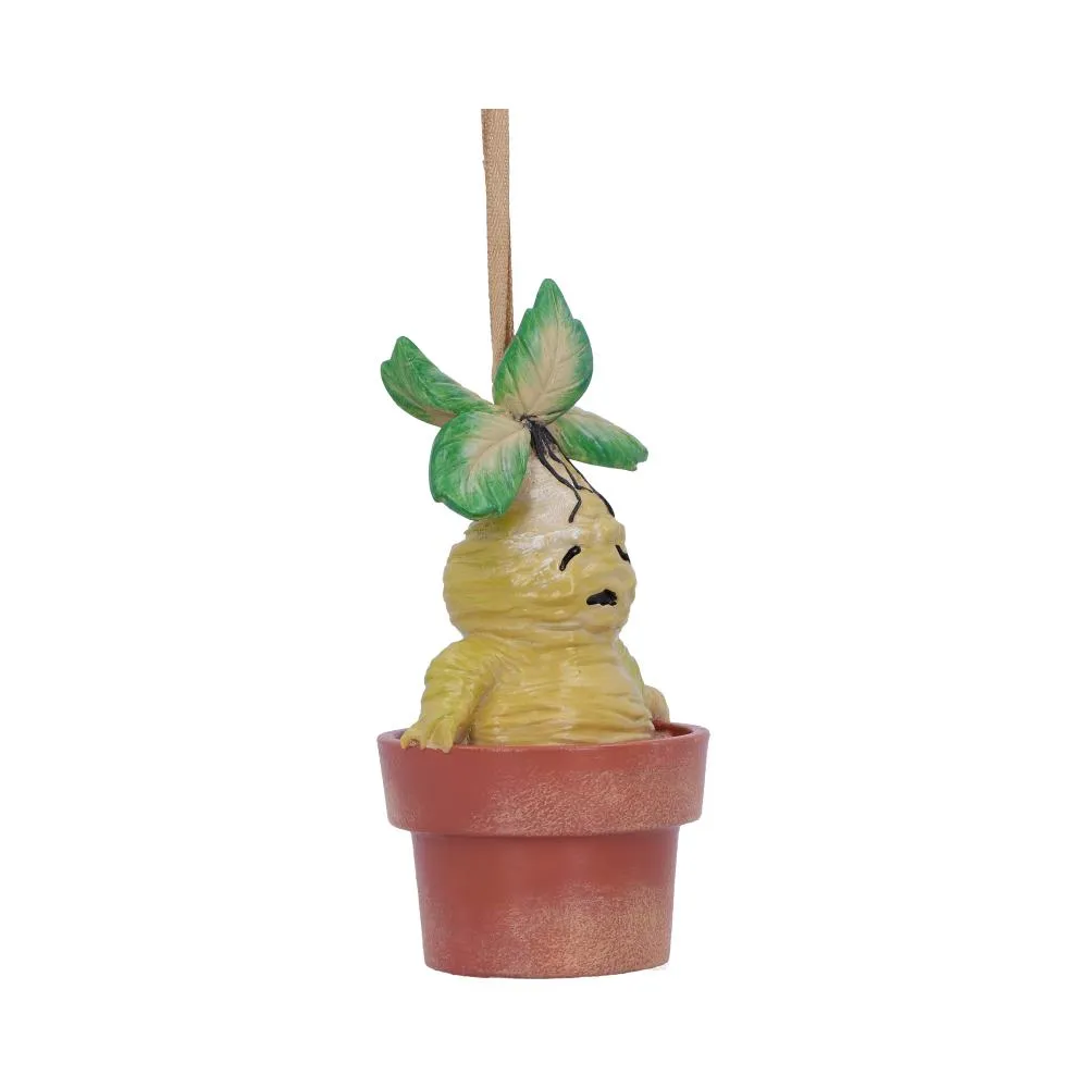Nemesis Now Decor Nemesis Now Harry Potter Mandrake Plant Hanging Ornament, Resin, Green, 9.5cm