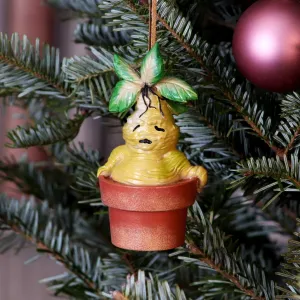 Nemesis Now Decor Nemesis Now Harry Potter Mandrake Plant Hanging Ornament, Resin, Green, 9.5cm