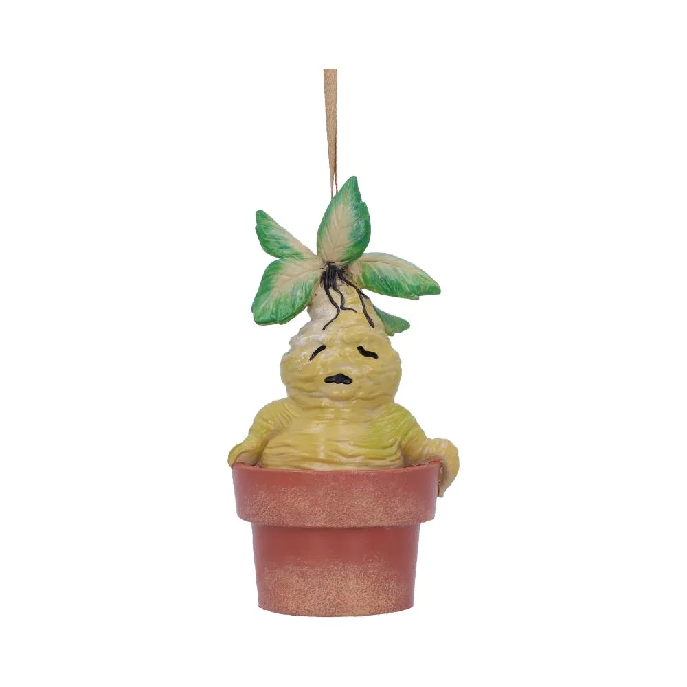 Nemesis Now Decor Nemesis Now Harry Potter Mandrake Plant Hanging Ornament, Resin, Green, 9.5cm