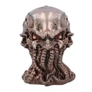 Nemesis Now Decor Nemesis Now Horror Skull Ornament, Bronze Cthulhu, 20cm