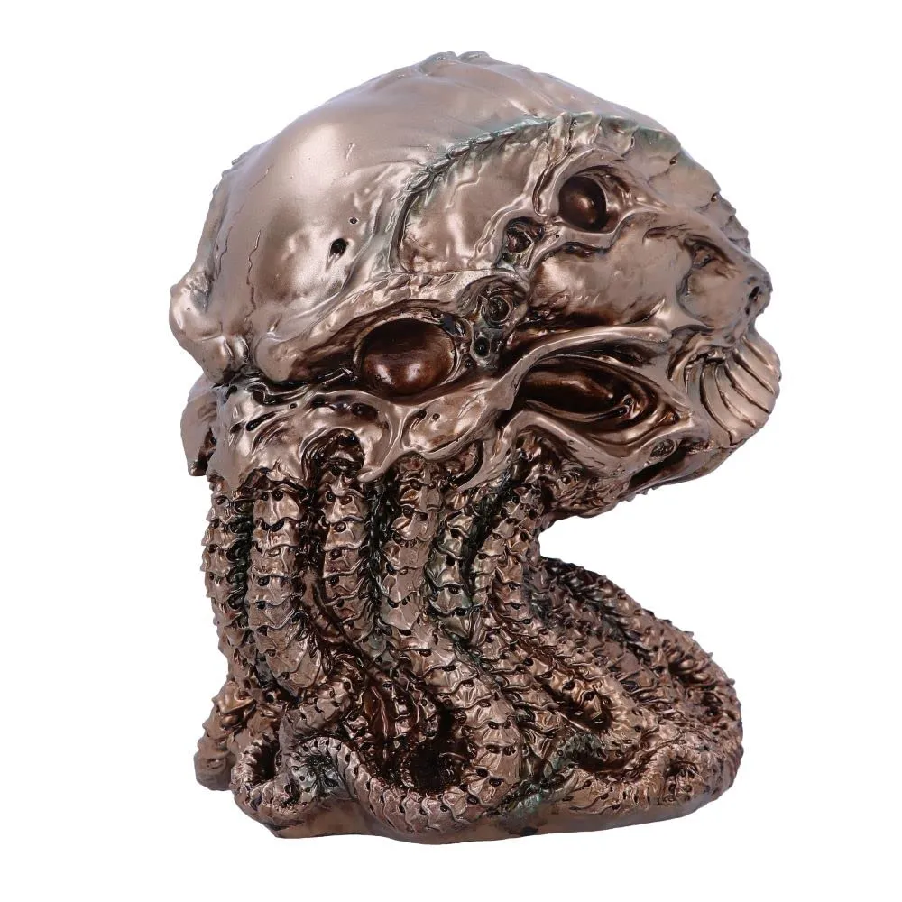 Nemesis Now Decor Nemesis Now Horror Skull Ornament, Bronze Cthulhu, 20cm