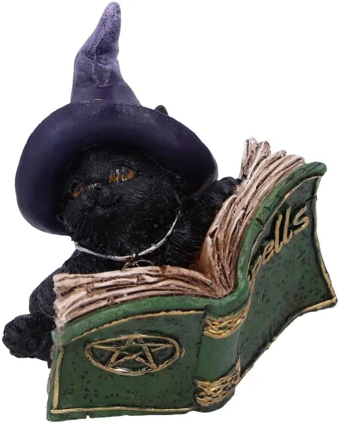 Nemesis Now Decor Nemesis Now Kitty's Grimoire (Green) 8.2cm