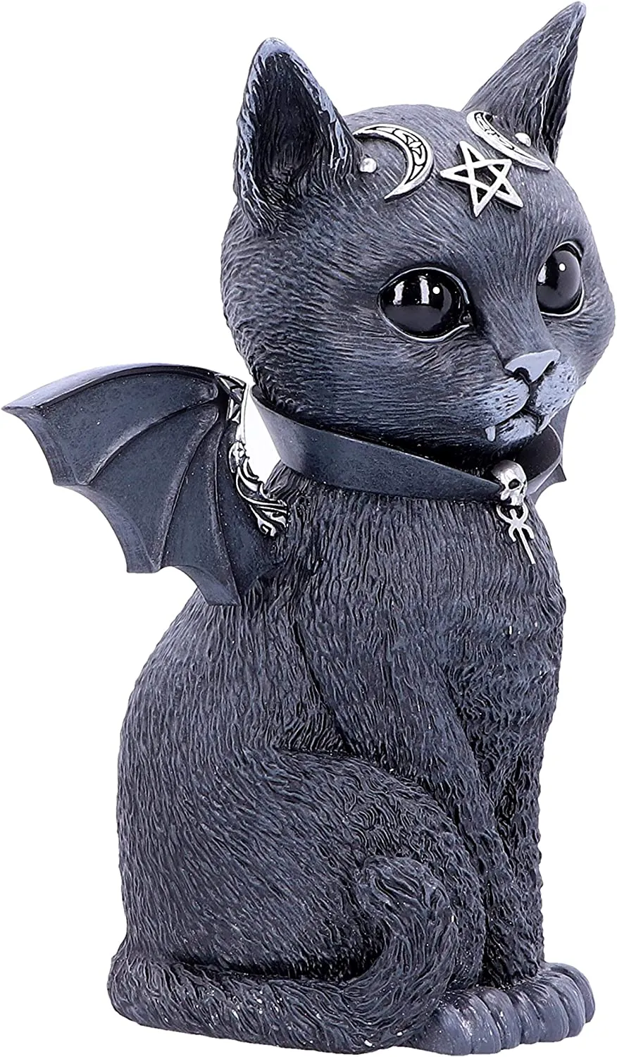 Nemesis Now Decor Nemesis Now Large Malpuss Winged Occult Cat Figurine, Black, 24cm