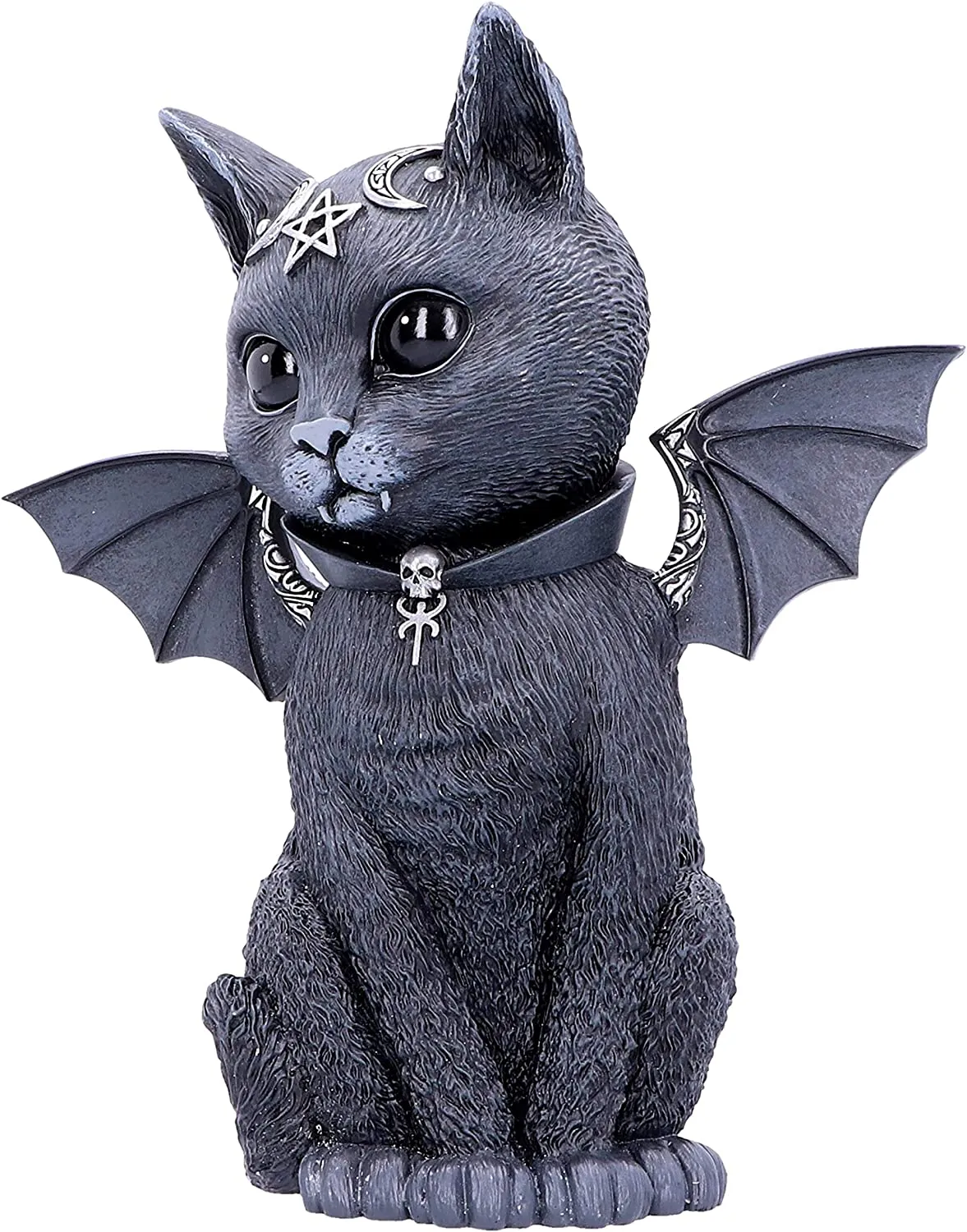 Nemesis Now Decor Nemesis Now Large Malpuss Winged Occult Cat Figurine, Black, 24cm