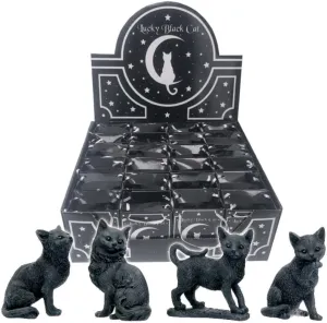 Nemesis Now Decor Nemesis Now Lucky Black Cats 9cm (Display of 24), polyresin