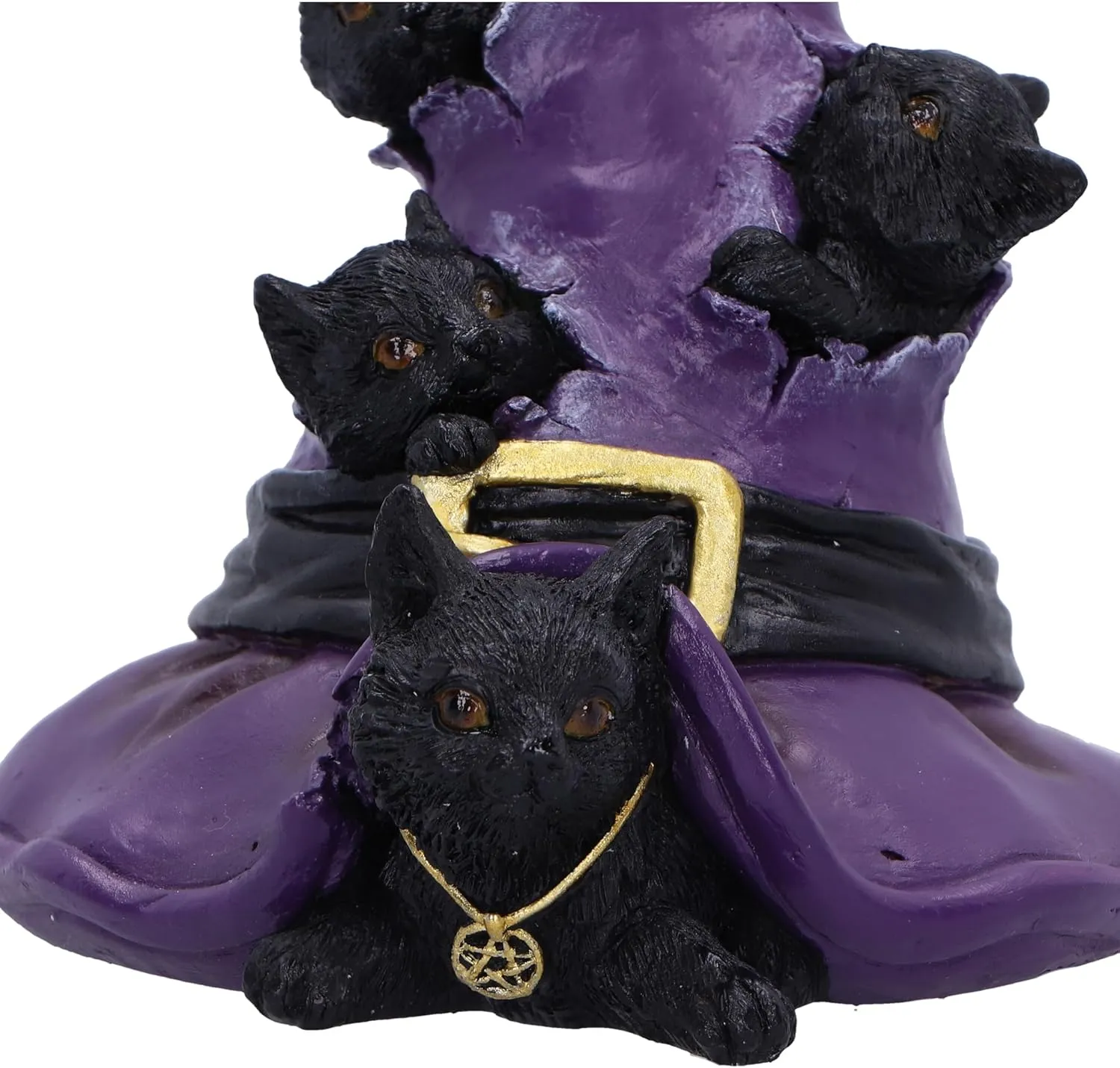 Nemesis Now Decor Nemesis Now Magical Mischief 14cm Resin Black Cat Figure - Witchcraft-Themed Ornament
