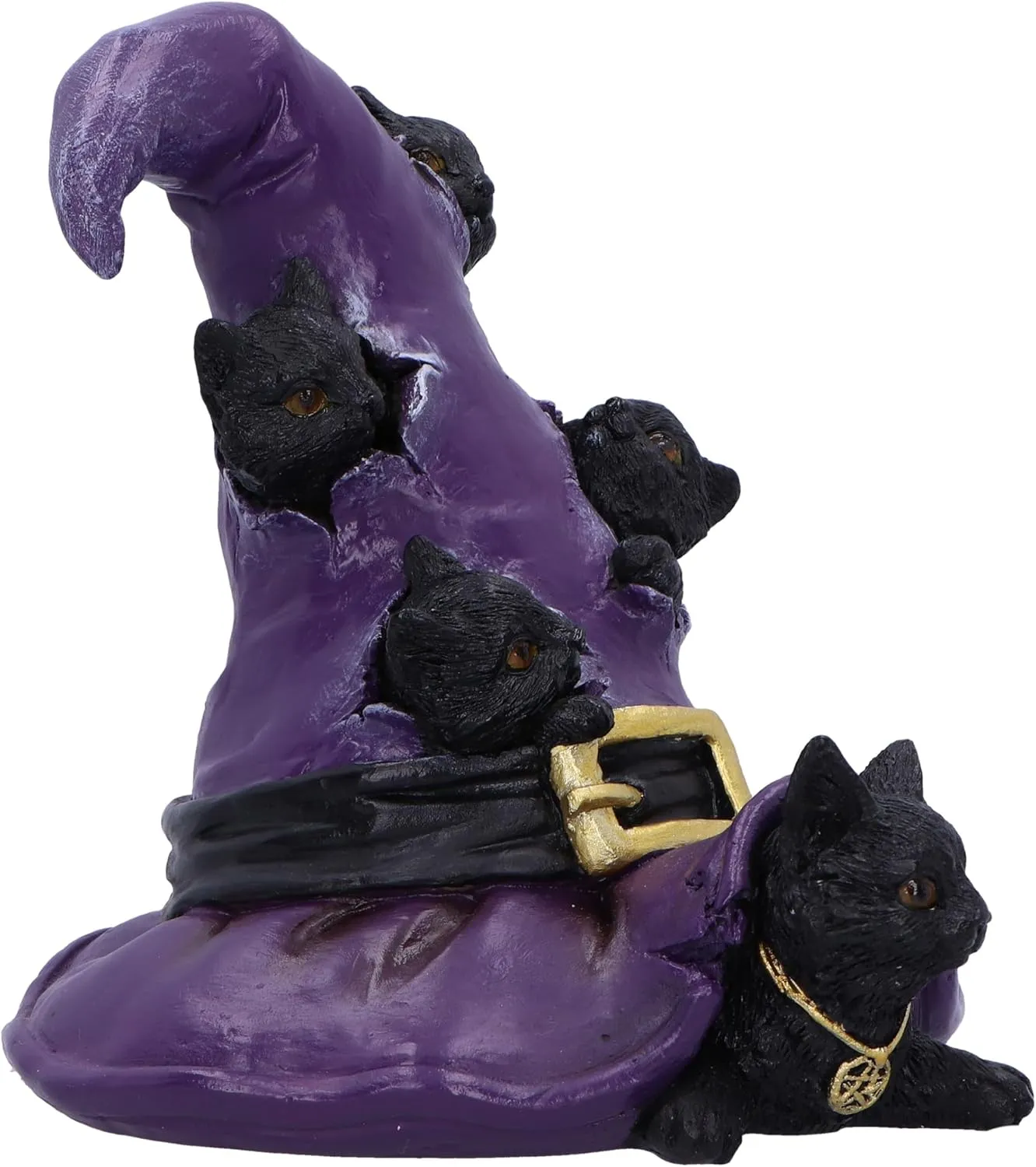 Nemesis Now Decor Nemesis Now Magical Mischief 14cm Resin Black Cat Figure - Witchcraft-Themed Ornament