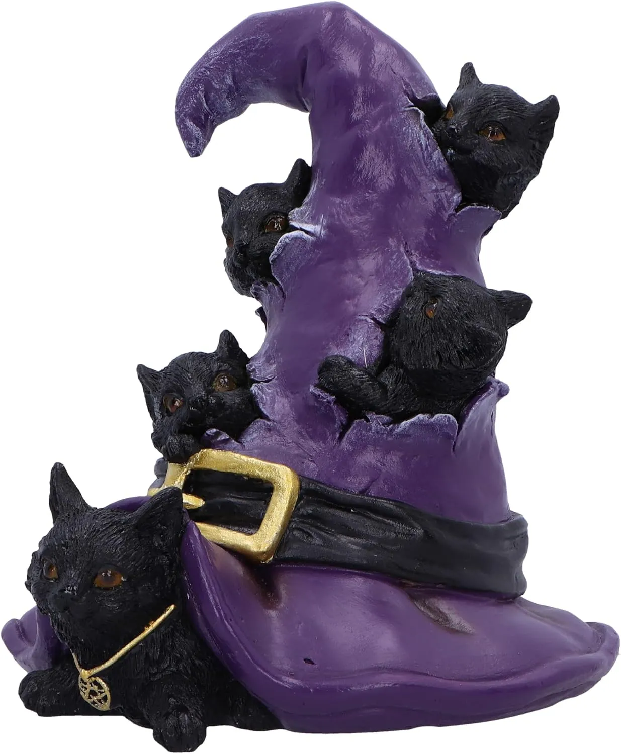Nemesis Now Decor Nemesis Now Magical Mischief 14cm Resin Black Cat Figure - Witchcraft-Themed Ornament