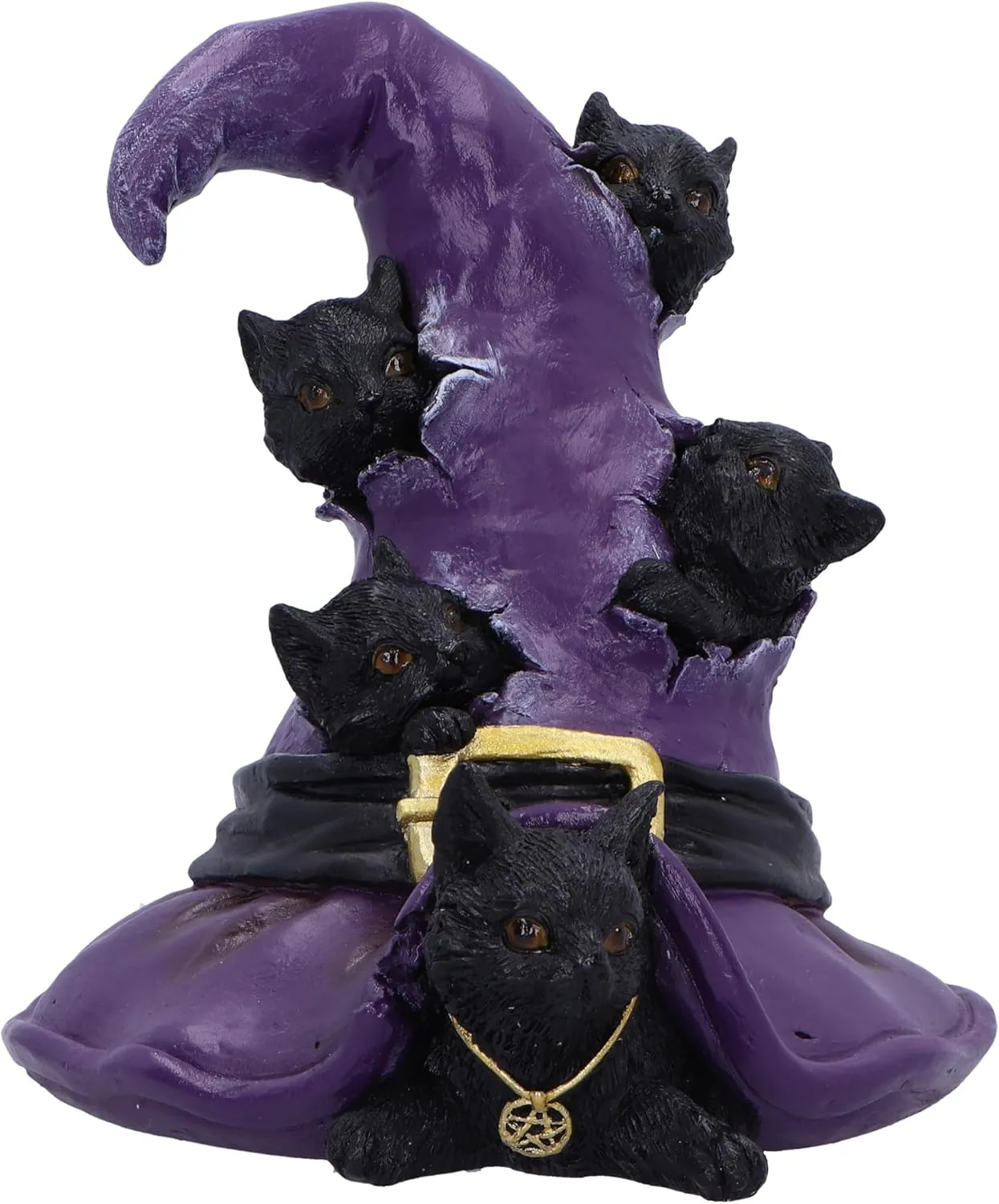 Nemesis Now Decor Nemesis Now Magical Mischief 14cm Resin Black Cat Figure - Witchcraft-Themed Ornament