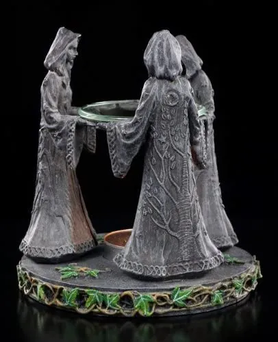 Nemesis Now Decor Nemesis Now Magik Circle Oil Burner 16cm Grey, Resin