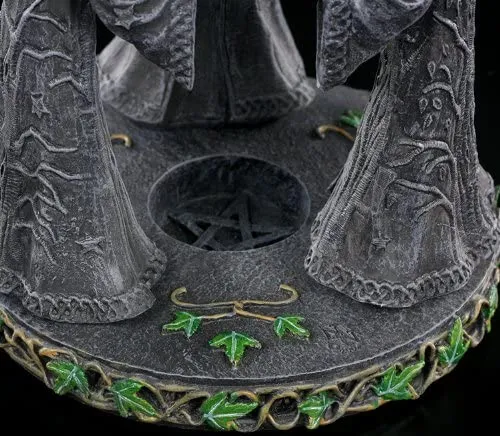 Nemesis Now Decor Nemesis Now Magik Circle Oil Burner 16cm Grey, Resin