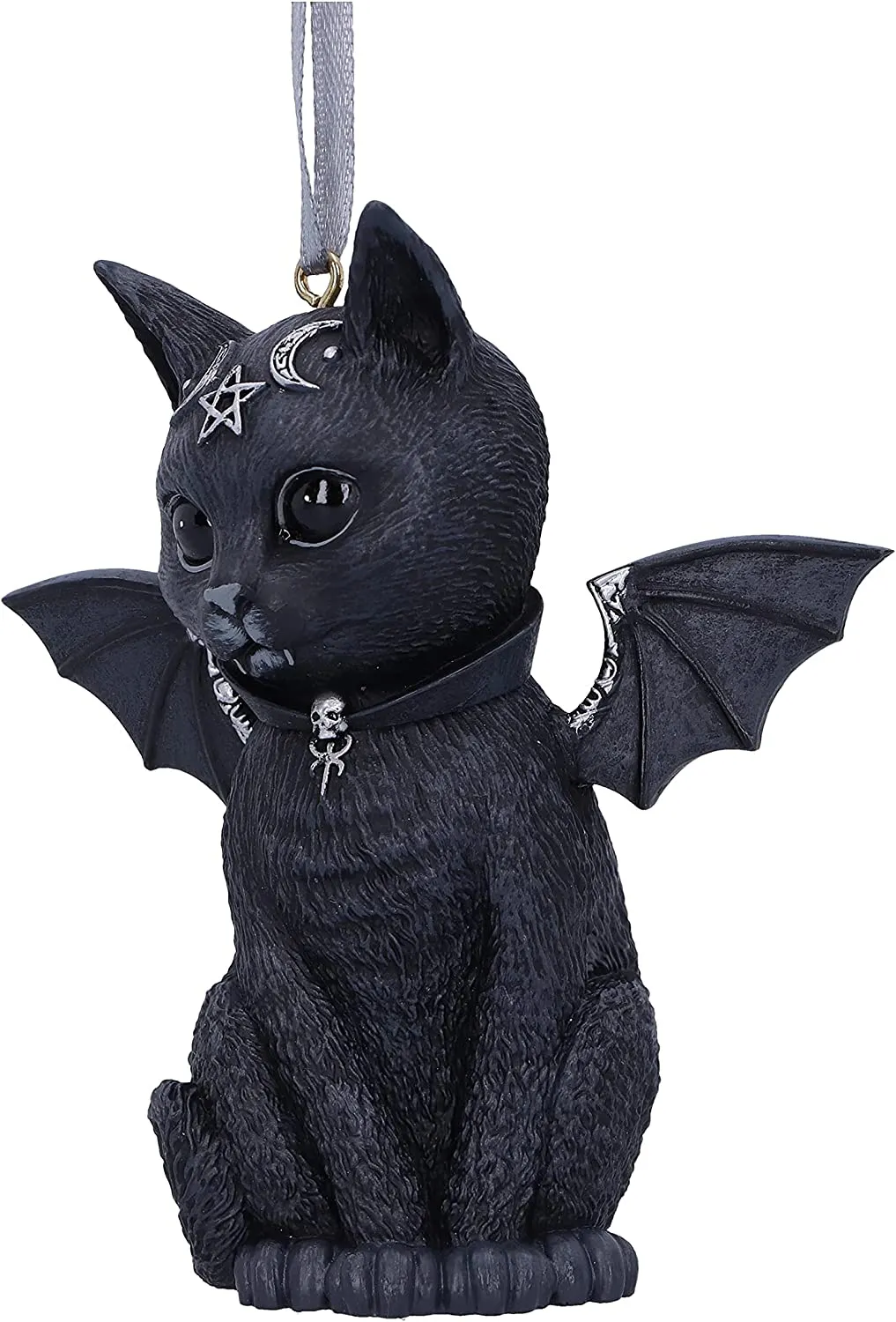 Nemesis Now Decor Nemesis Now Malpuss Black Bat Cat Hanging Decorative Ornament 9.2cm