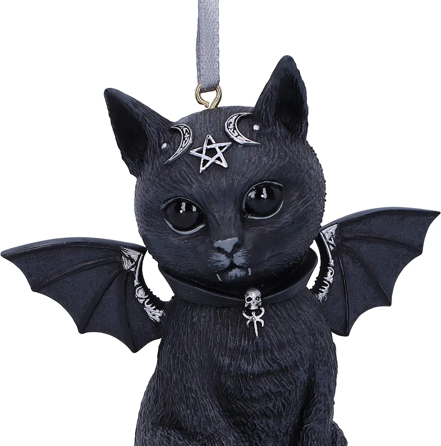 Nemesis Now Decor Nemesis Now Malpuss Black Bat Cat Hanging Decorative Ornament 9.2cm