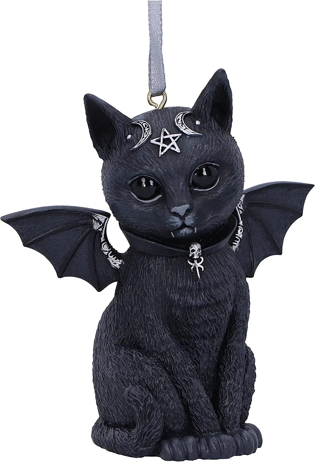 Nemesis Now Decor Nemesis Now Malpuss Black Bat Cat Hanging Decorative Ornament 9.2cm
