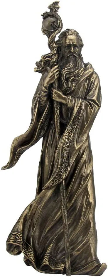 Nemesis Now Decor Nemesis Now Merlin Bronze Figurine 28cm, Resin, One Size